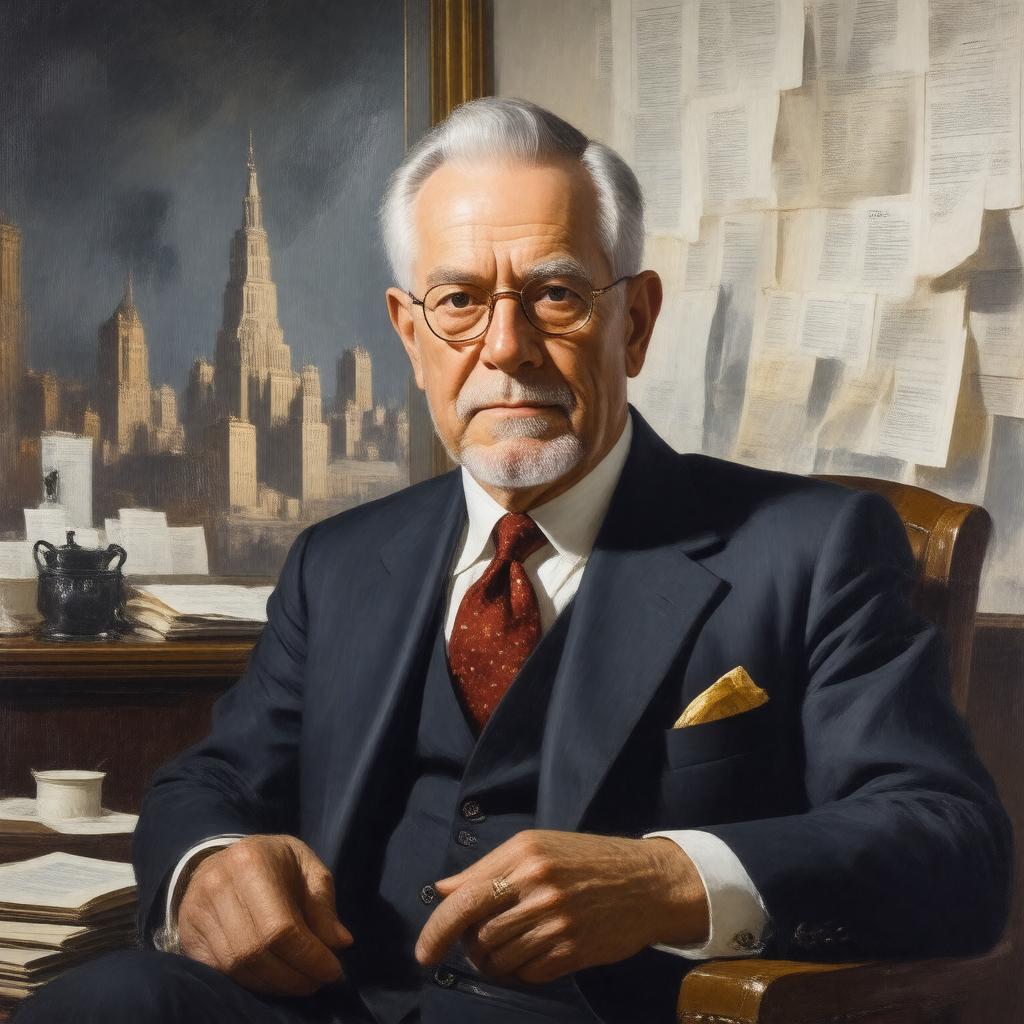 AI-created image of Henry M. Goldman