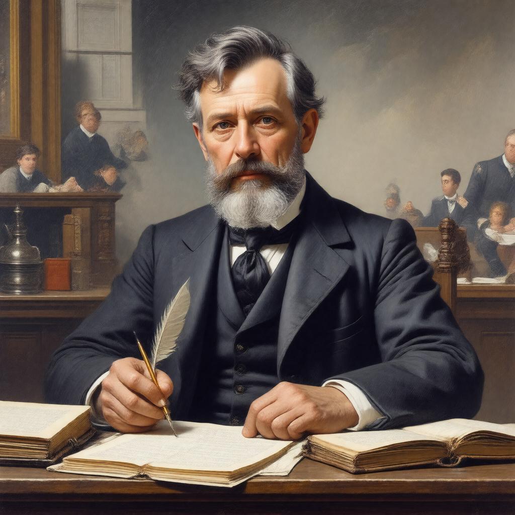 AI-created image of Henry Mayhew