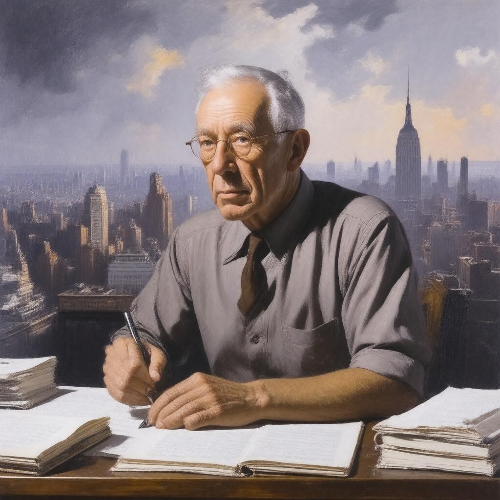 AI-created image of Henry Miller