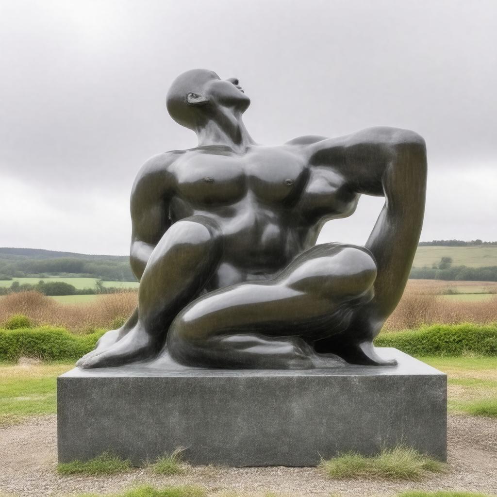 AI-created image of Henry Moore
