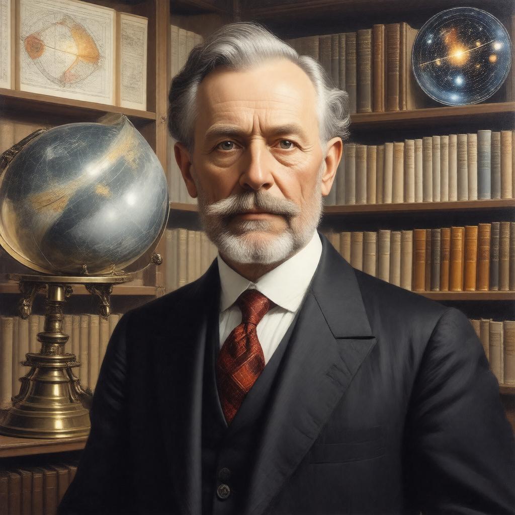 AI-created image of Henry Norris Russell