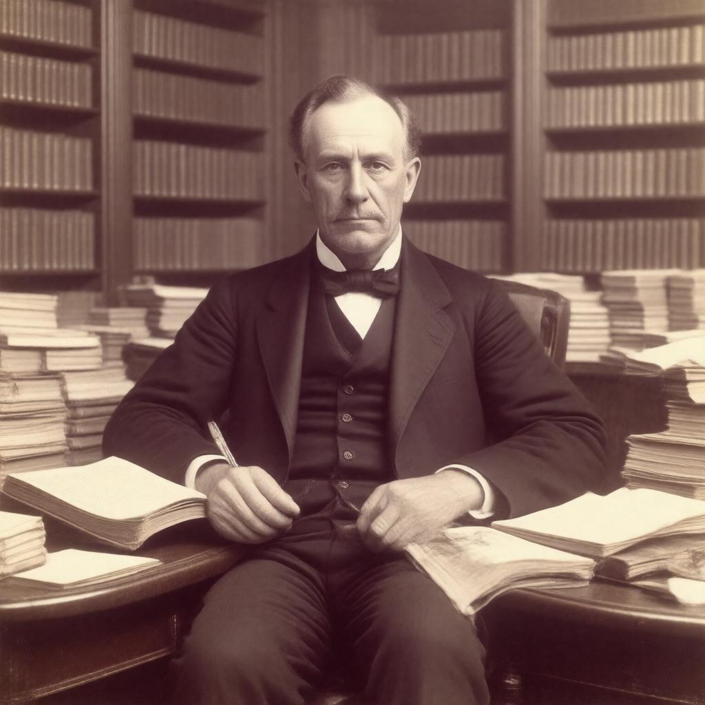 AI-created image of Henry Oscar Houghton