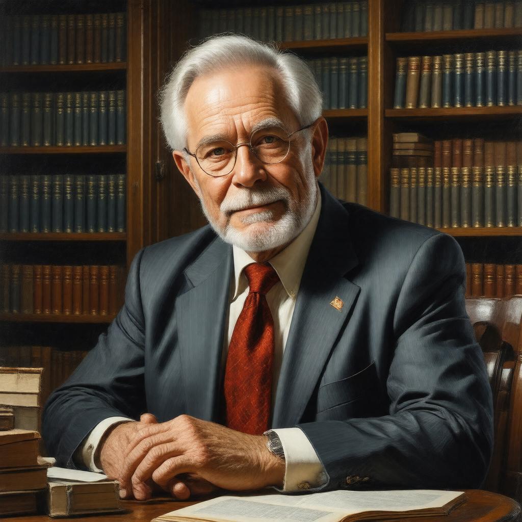 AI-created image of Henry Petroski