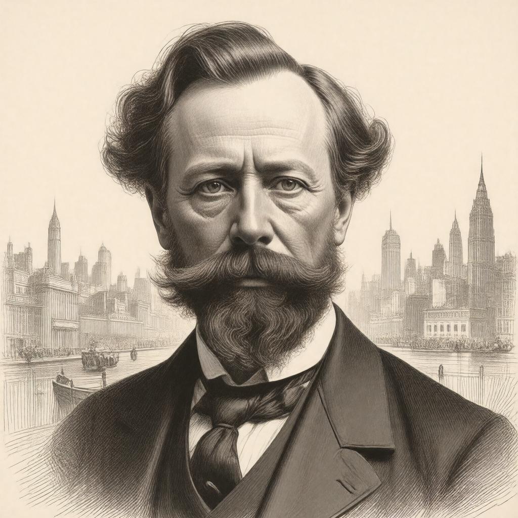 Click to view larger image AI-created image of Henry Raymond