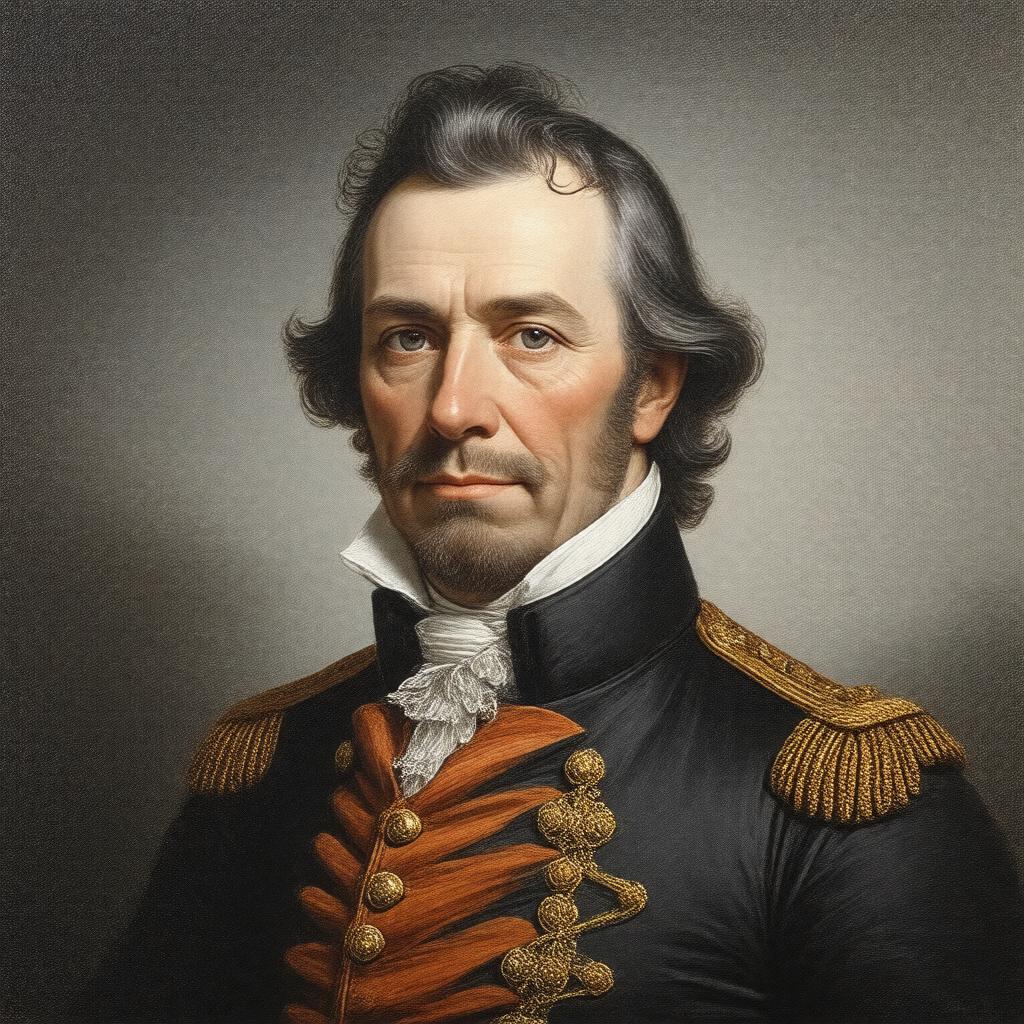 Click to view larger image AI-created image of Henry Rutgers