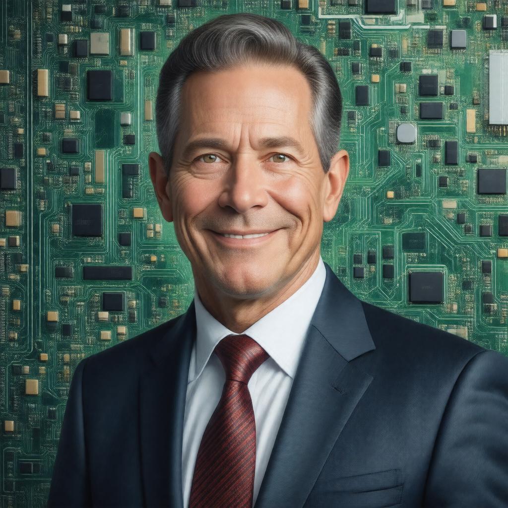 AI-created image of Henry Samueli