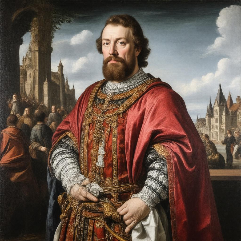 Click to view larger image AI-created image of Henry Stafford, 2nd Duke of Buckingham