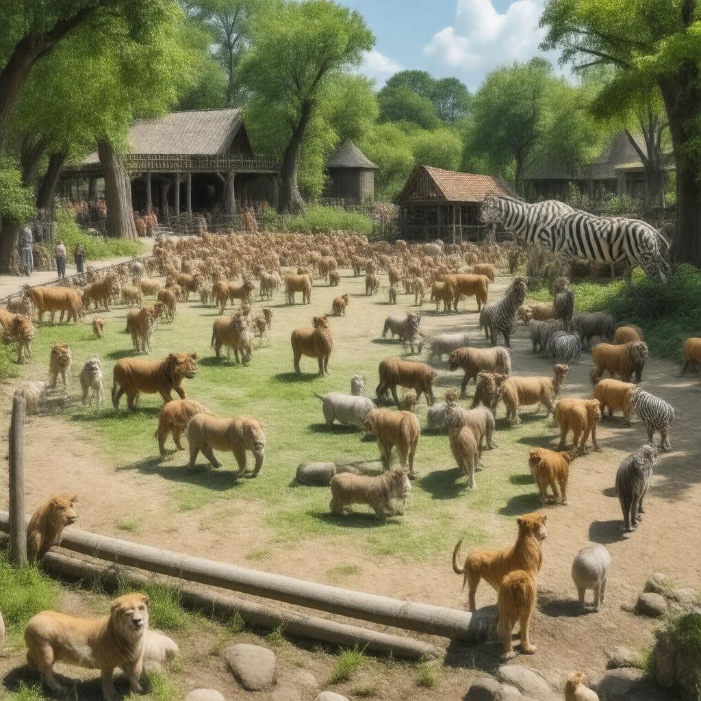 AI-created image of Henry Vilas Zoo