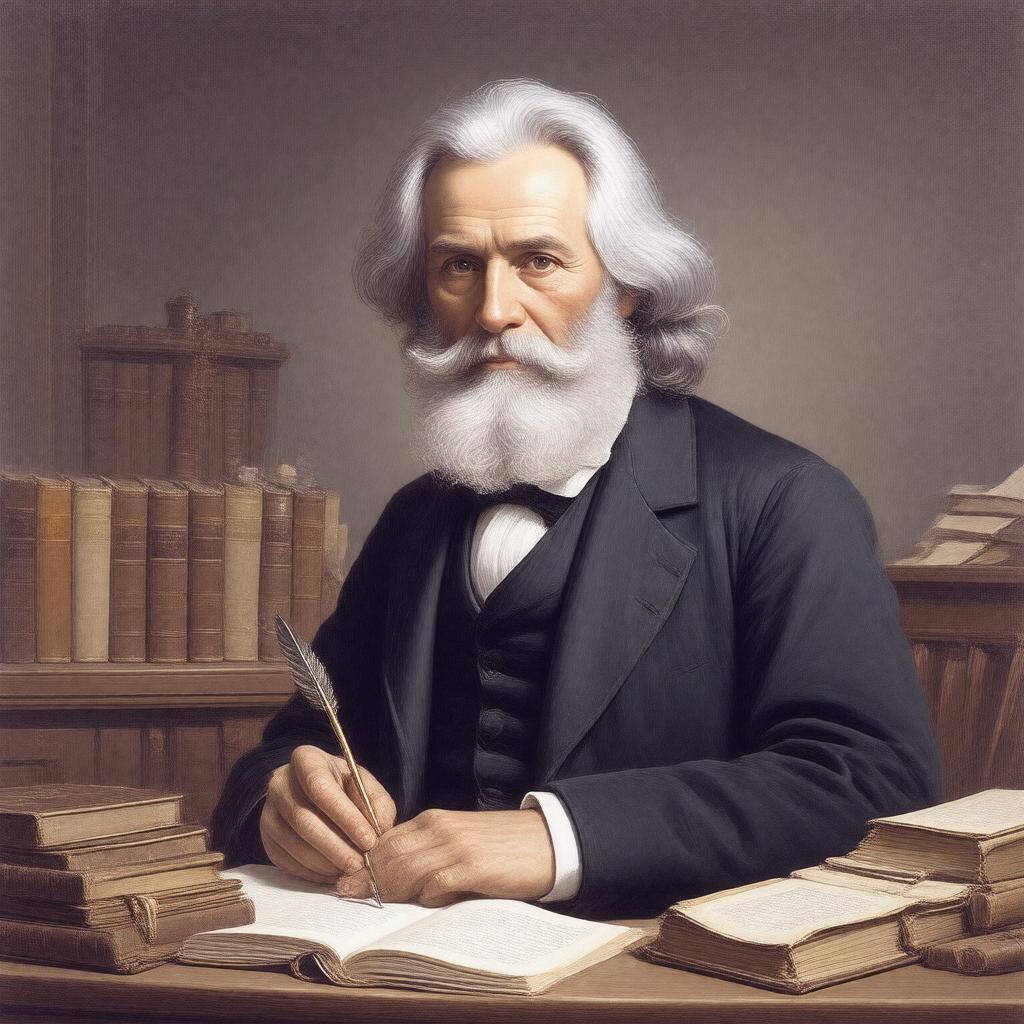 AI-created image of Henry Wadsworth Longfellow