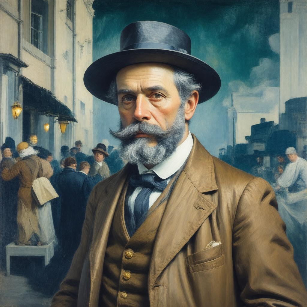 AI-created image of Henry van de Velde