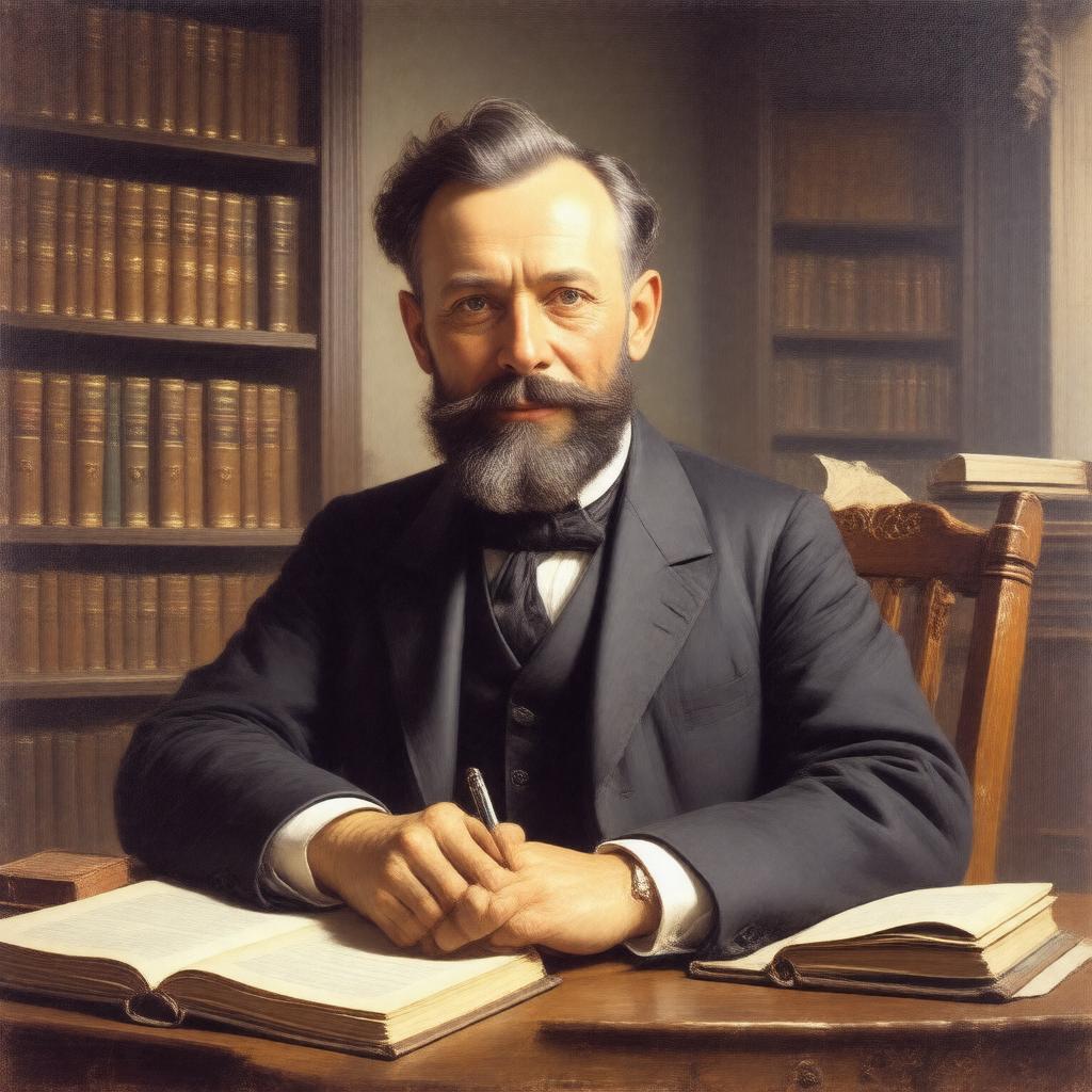 AI-created image of Henryk Sienkiewicz