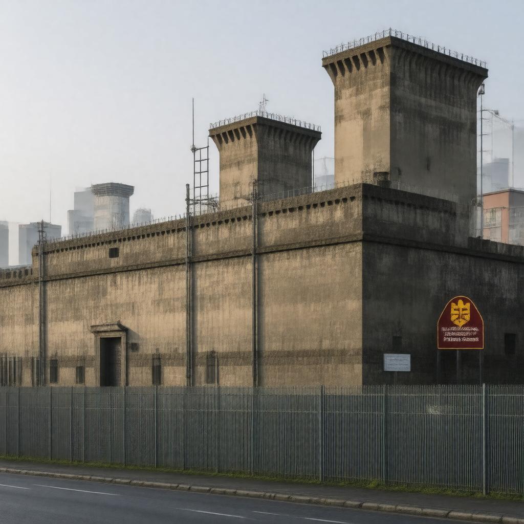 AI-created image of Her Majesty's Prison Service