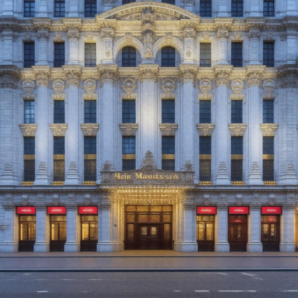 AI-created image of Her Majesty's Theatre