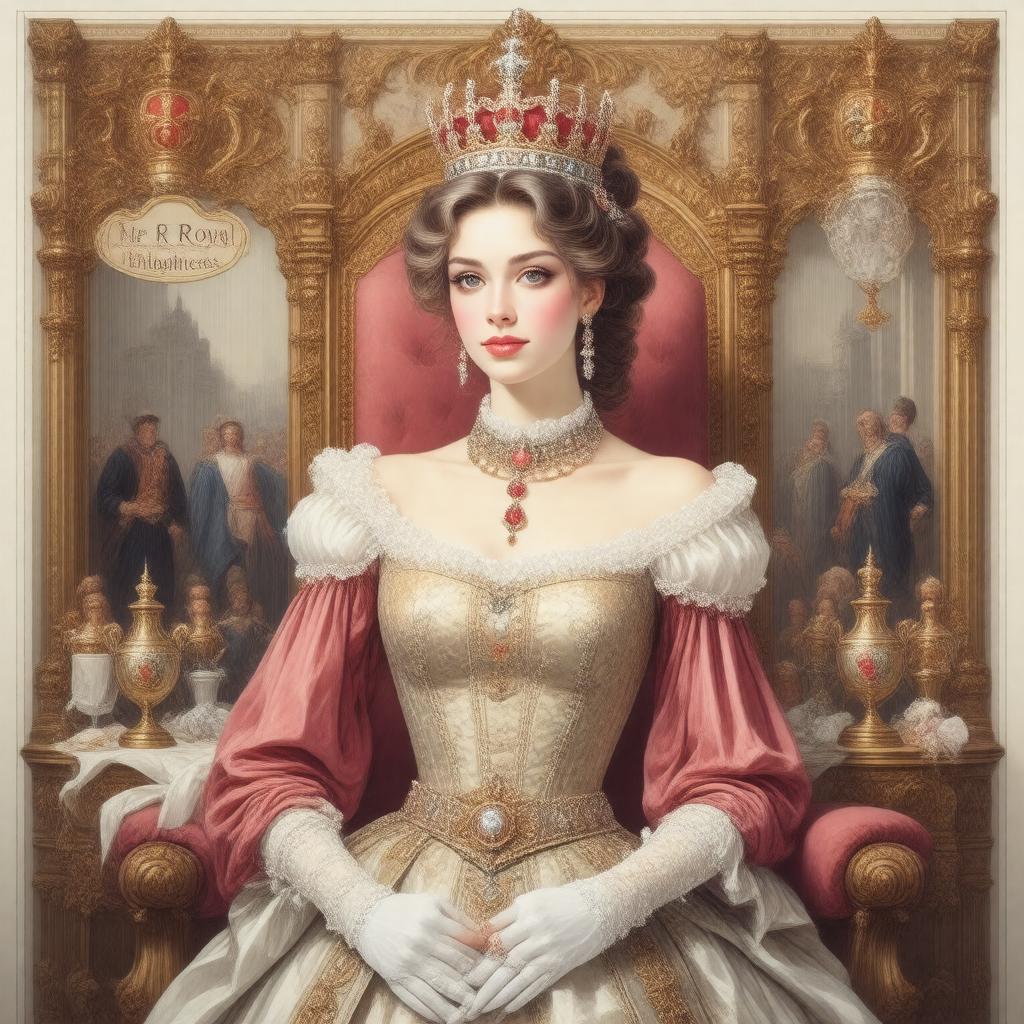 AI-created image of Her Royal Highness