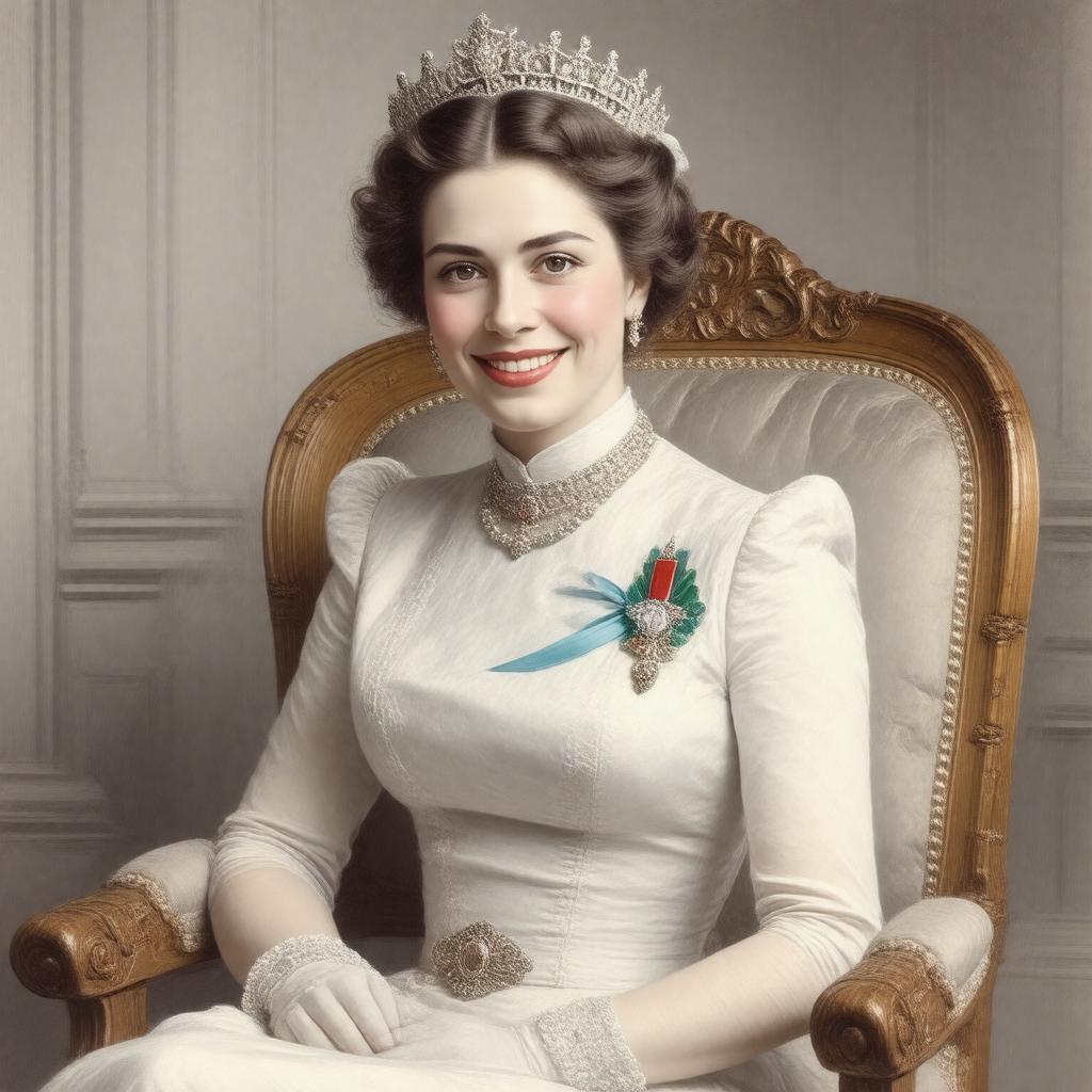 AI-created image of Her Royal Highness Princess Victoria Mary of Teck