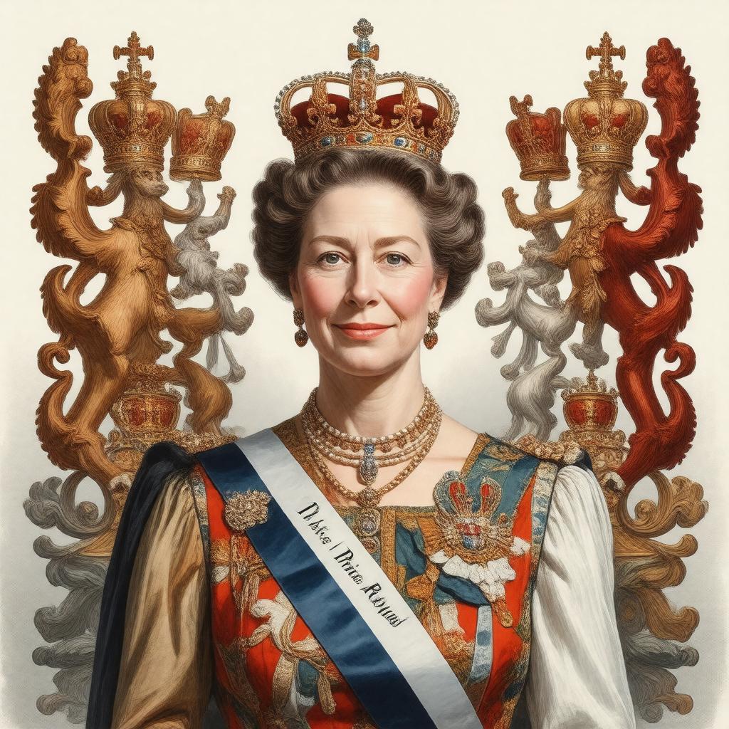 AI-created image of Her Royal Highness The Princess Royal