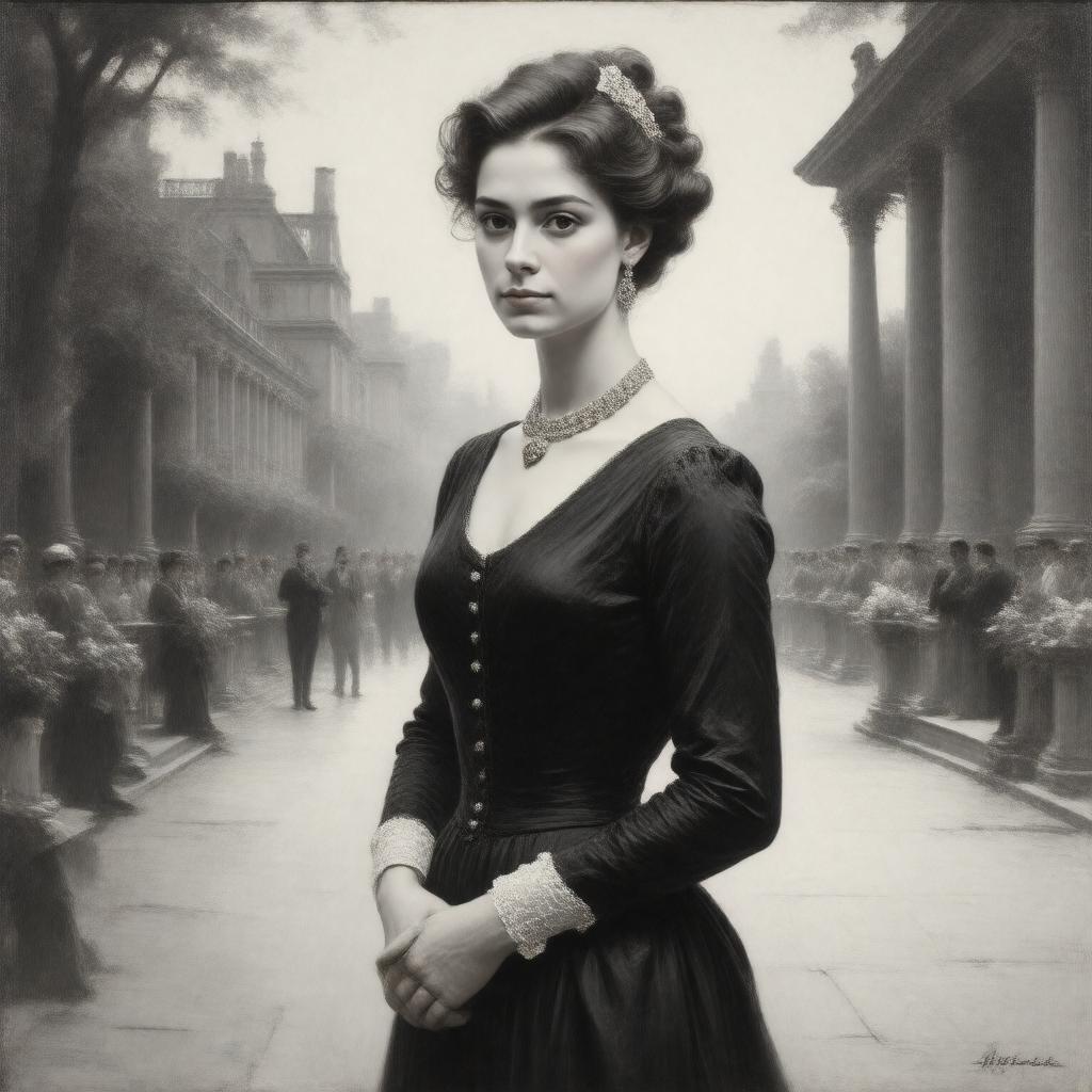 AI-created image of Her Royal Highness (former)