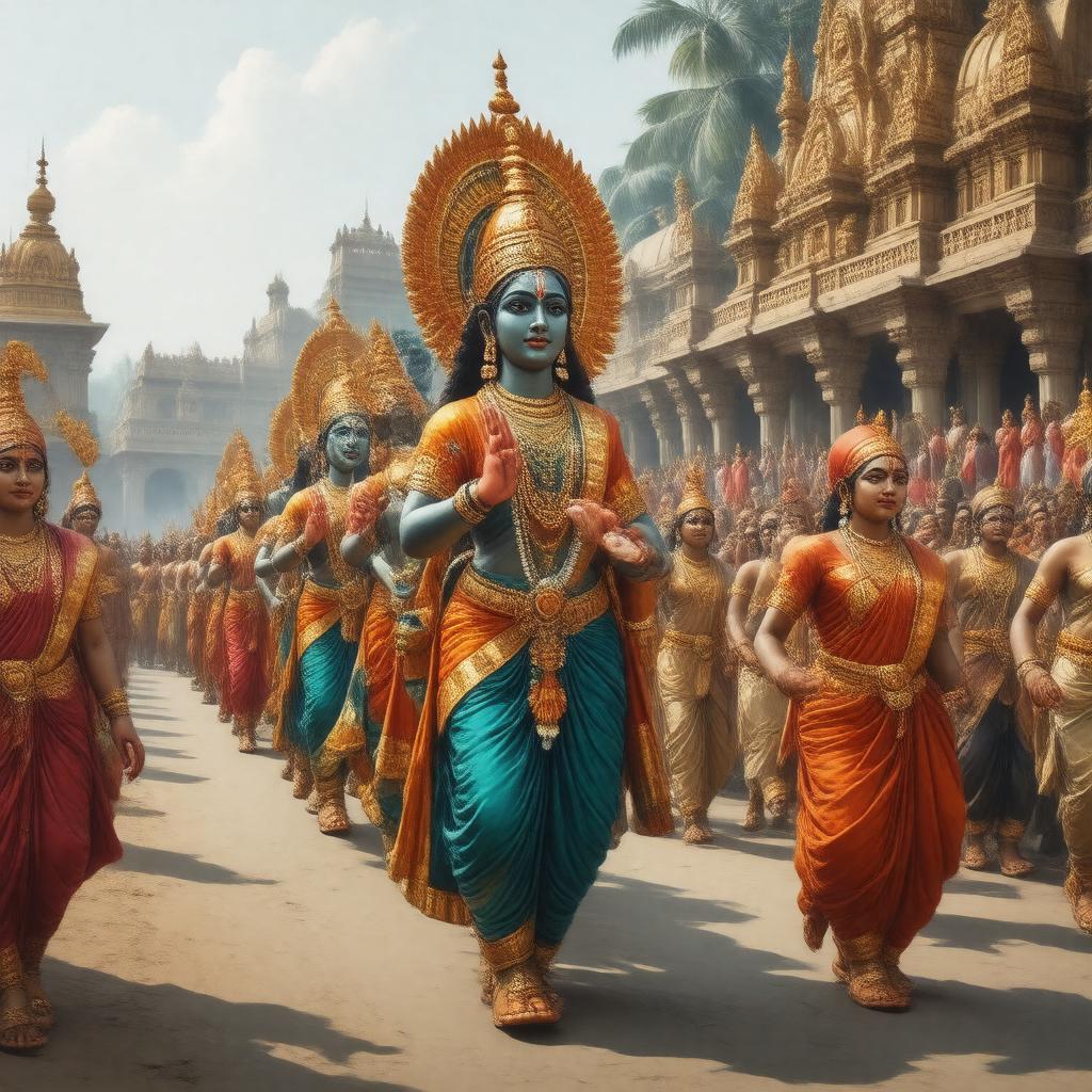 AI-created image of Hera Panchami