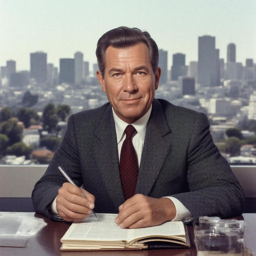 AI-created image of Herb Caen
