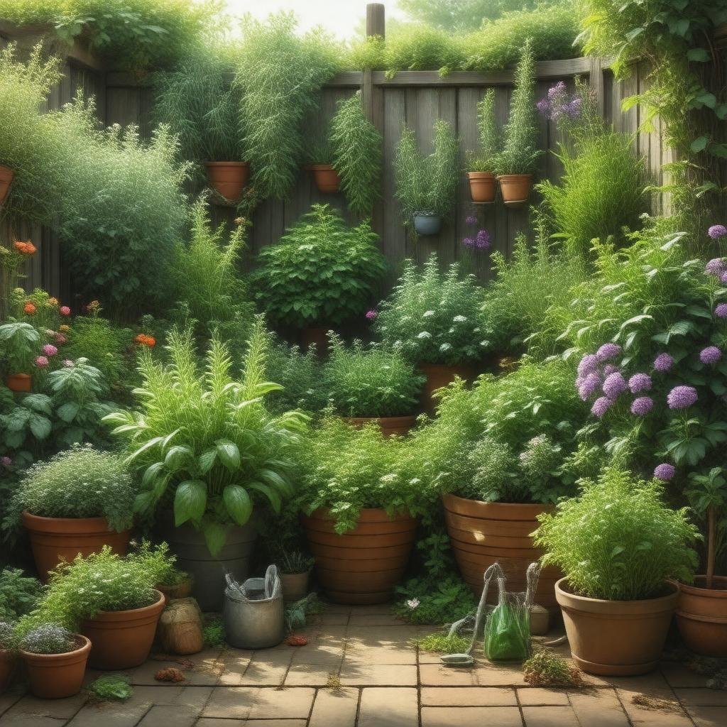 AI-created image of Herb Garden