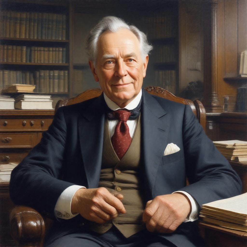 AI-created image of Herbert Asquith