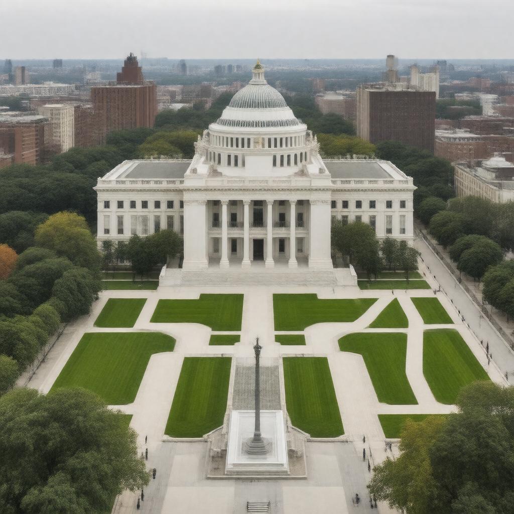 AI-created image of Herbert C. Hoover Building