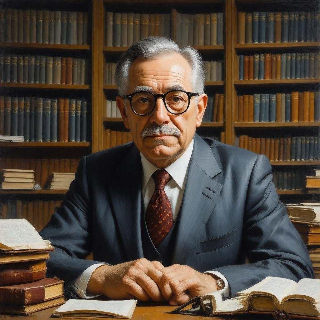 AI-created image of Herbert Gintis