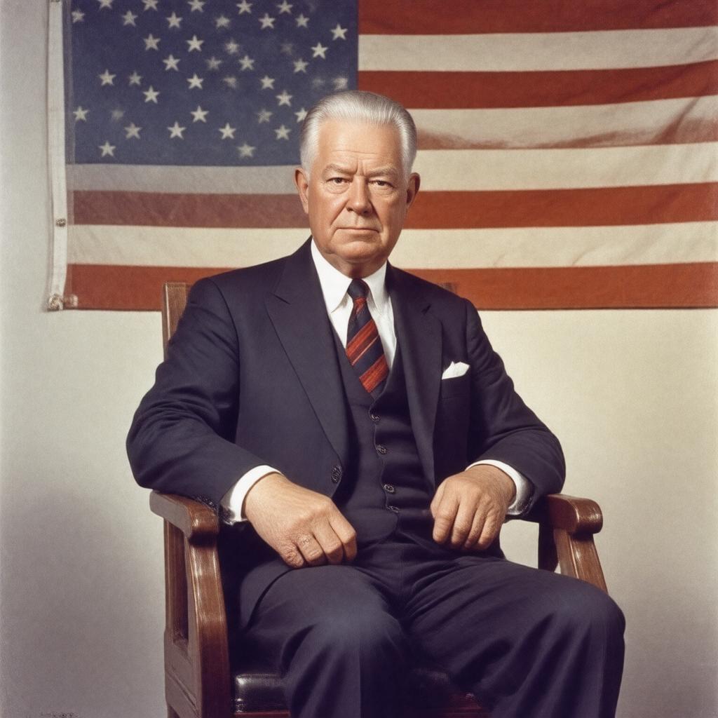 AI-created image of Herbert Hoover