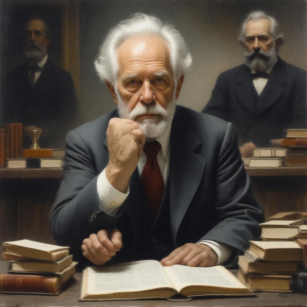 AI-created image of Herbert Marcuse