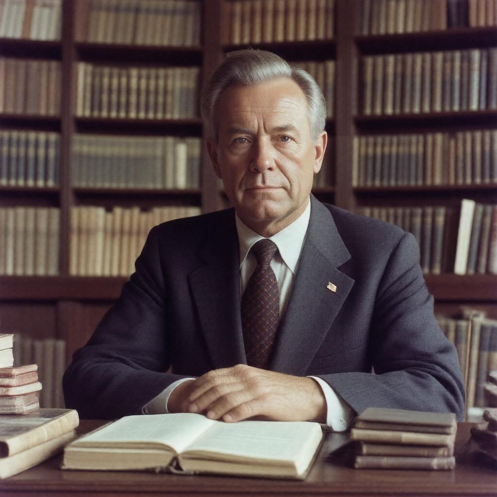 AI-created image of Herbert Schiller