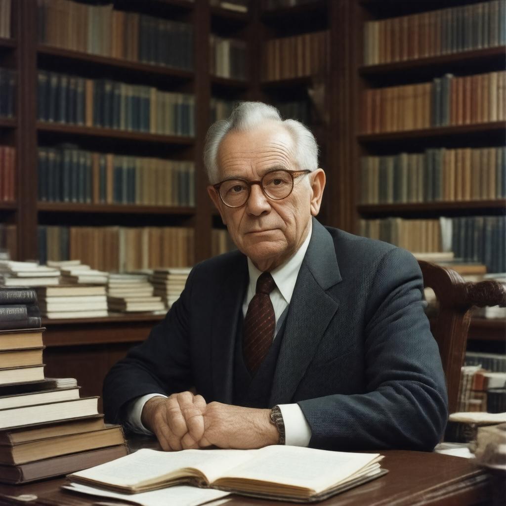 AI-created image of Herbert Simon