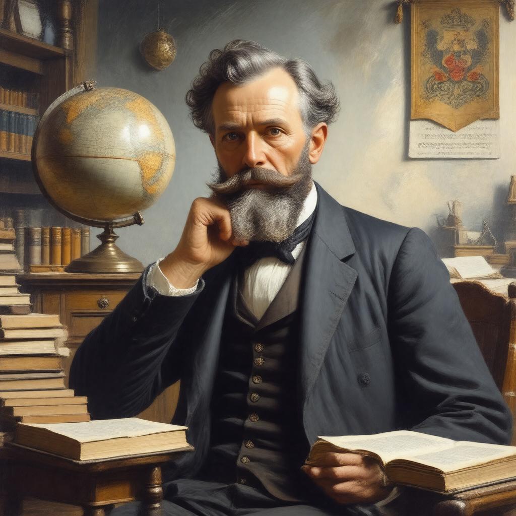 AI-created image of Herbert Spencer