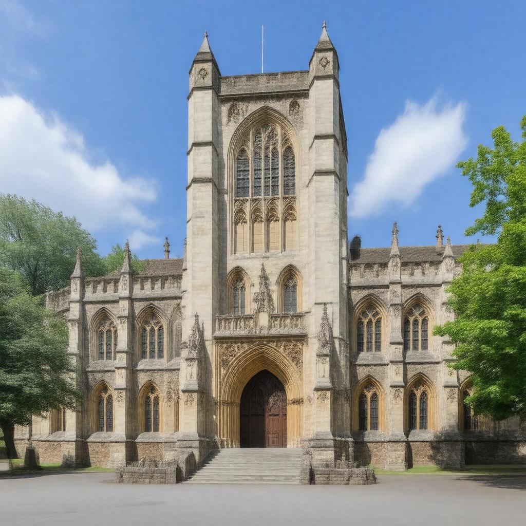 AI-created image of Hereford Cathedral