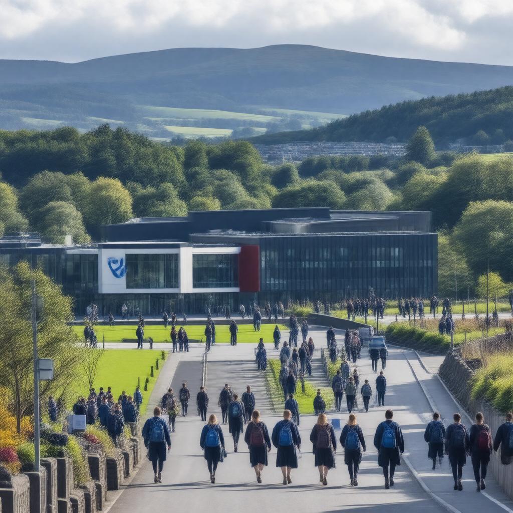 AI-created image of Heriot-Watt University