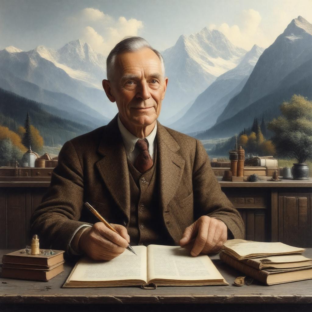 AI-created image of Hermann Hesse