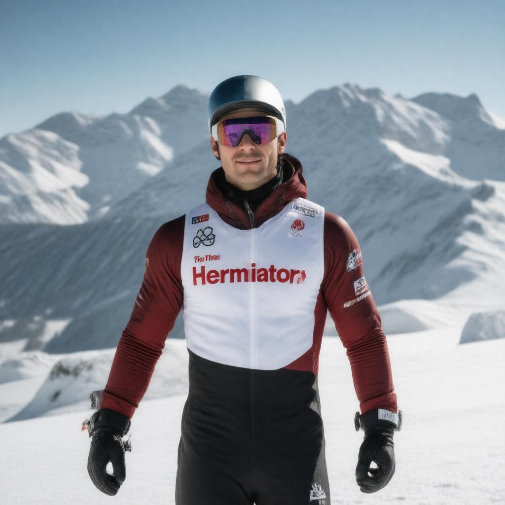 AI-created image of Hermann Maier