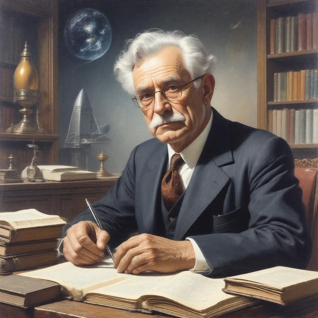 AI-created image of Hermann Oberth
