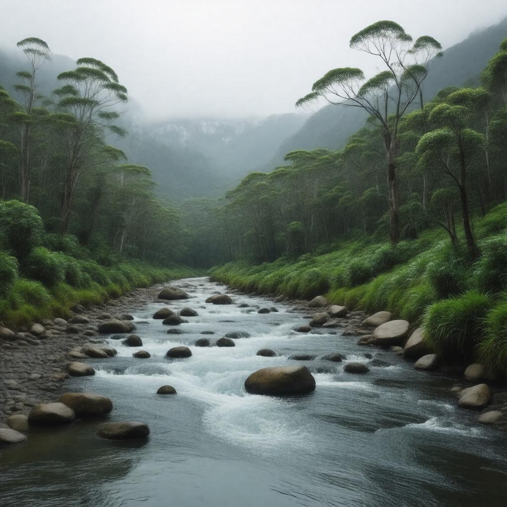 AI-created image of Hermitage Basin