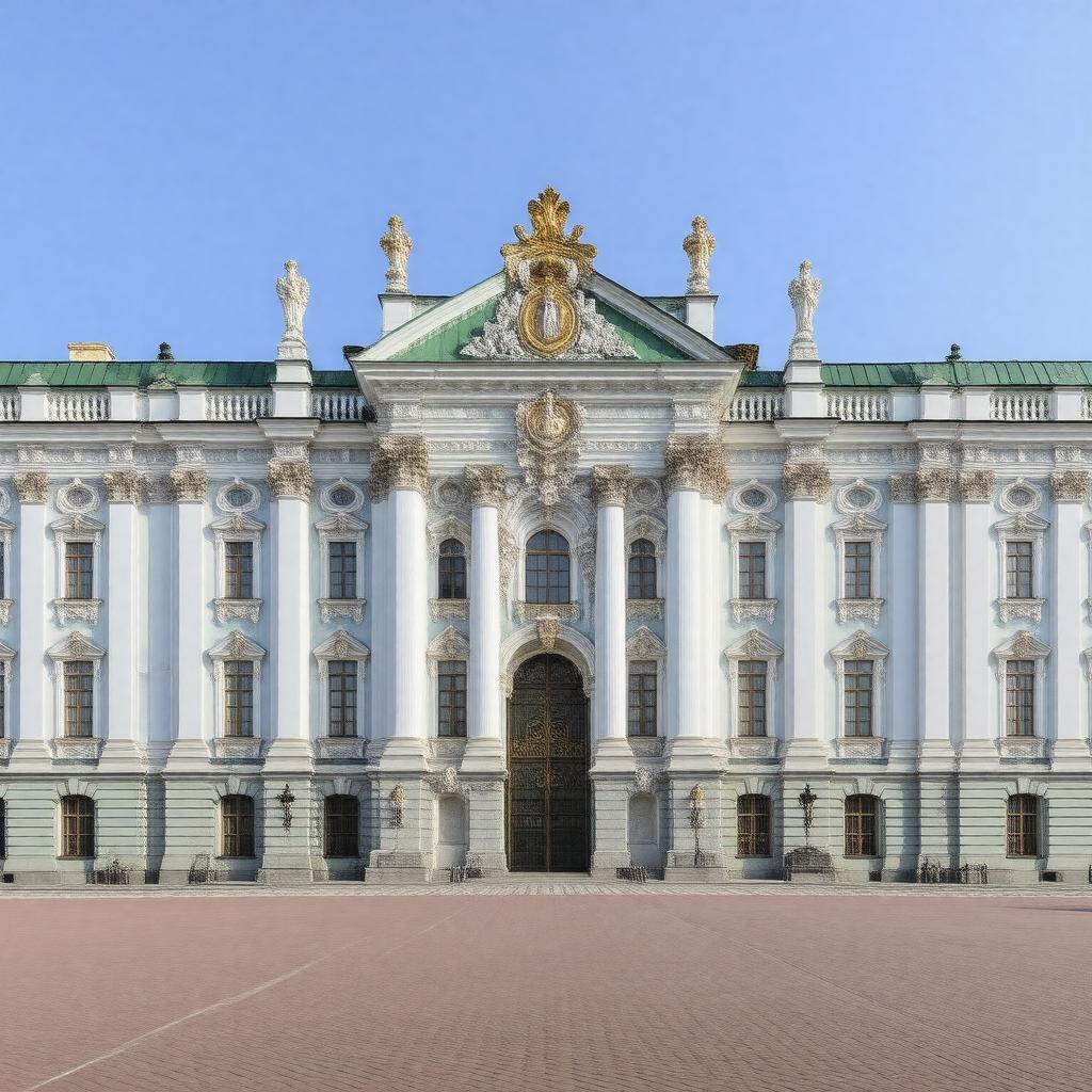AI-created image of Hermitage Museum