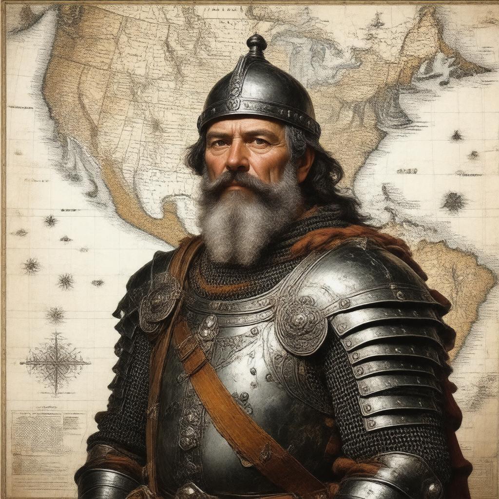 AI-created image of Hernando de Soto