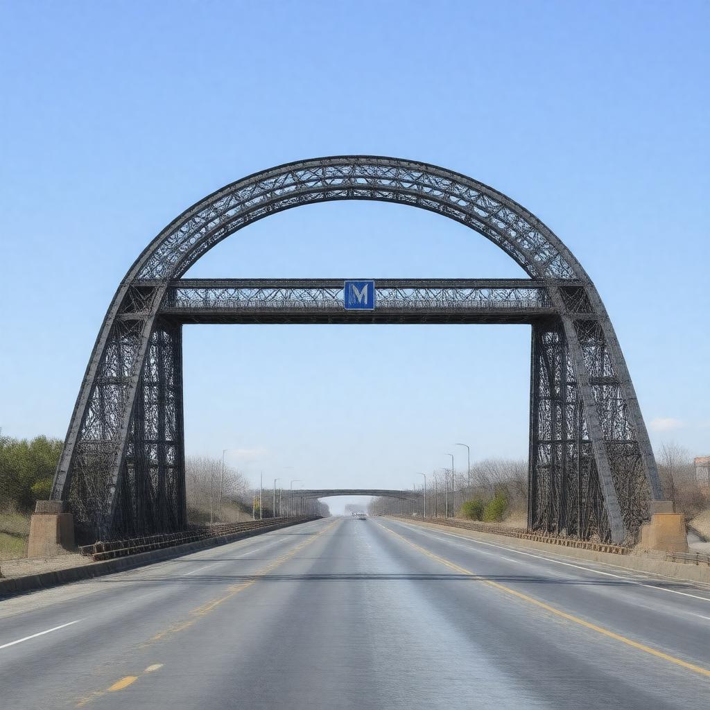 AI-created image of Hernando de Soto Bridge