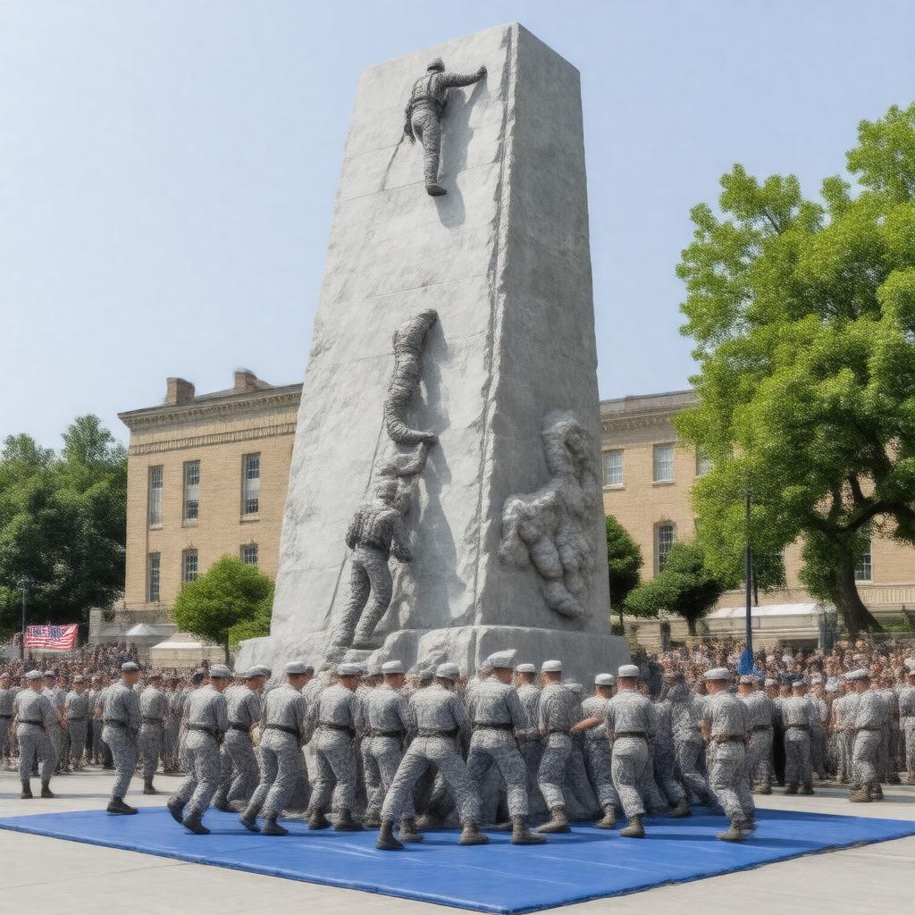 AI-created image of Herndon Monument Climb