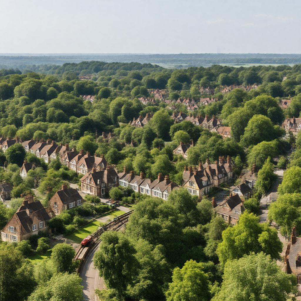 AI-created image of Herne Hill Conservation Area