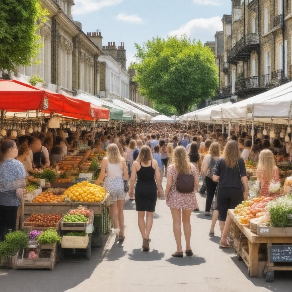 AI-created image of Herne Hill Market