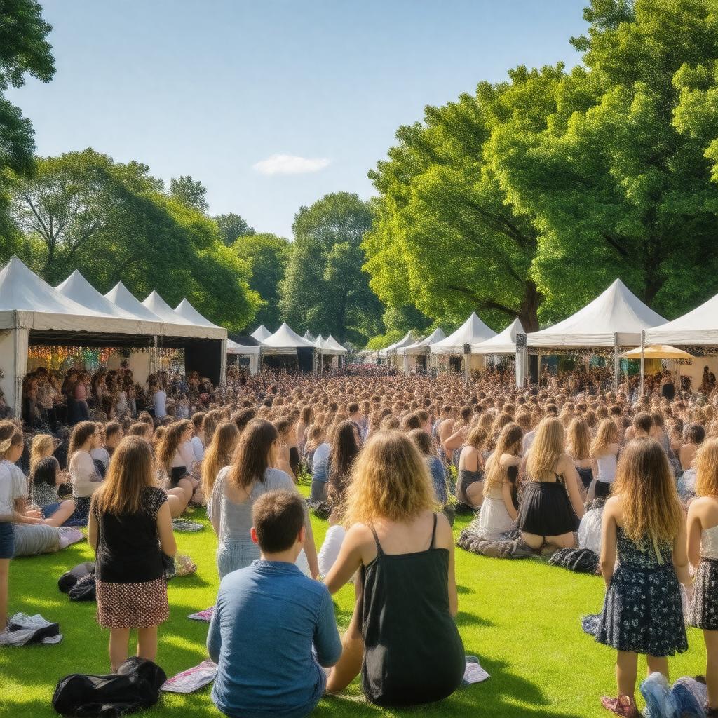 AI-created image of Herne Hill Music Festival