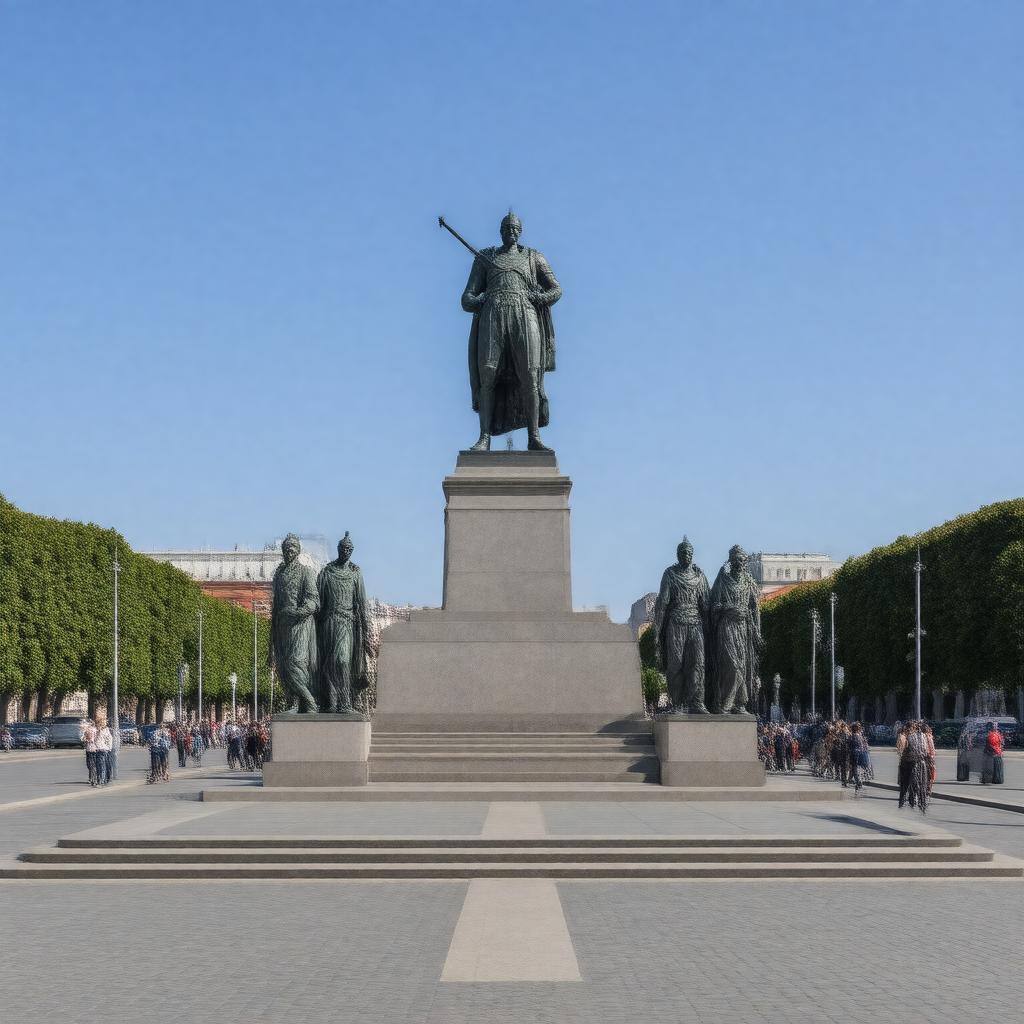 AI-created image of Heroes' Square
