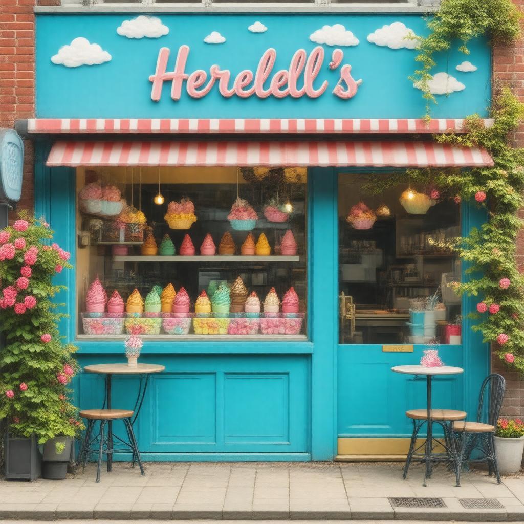 Click to view larger image AI-created image of Herrell's Ice Cream