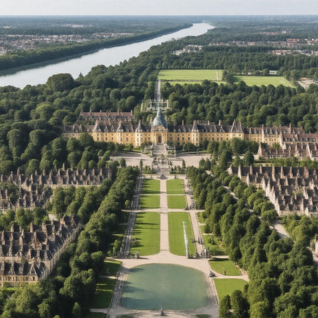 AI-created image of Herrenhausen