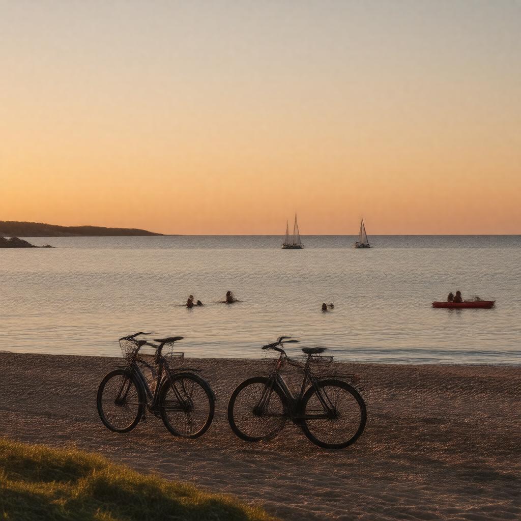 AI-created image of Herring Cove Beach