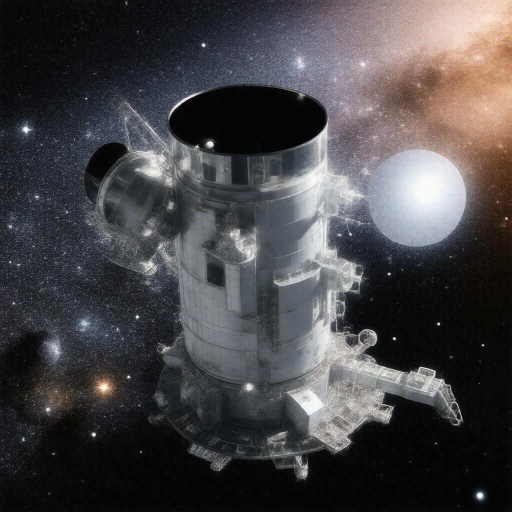 AI-created image of Herschel Space Observatory